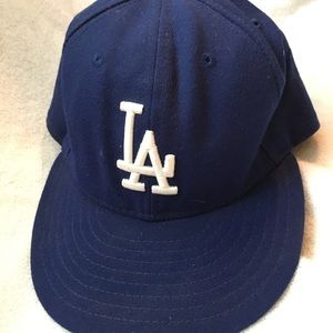 LA Blue Baseball Cap Size 7.5